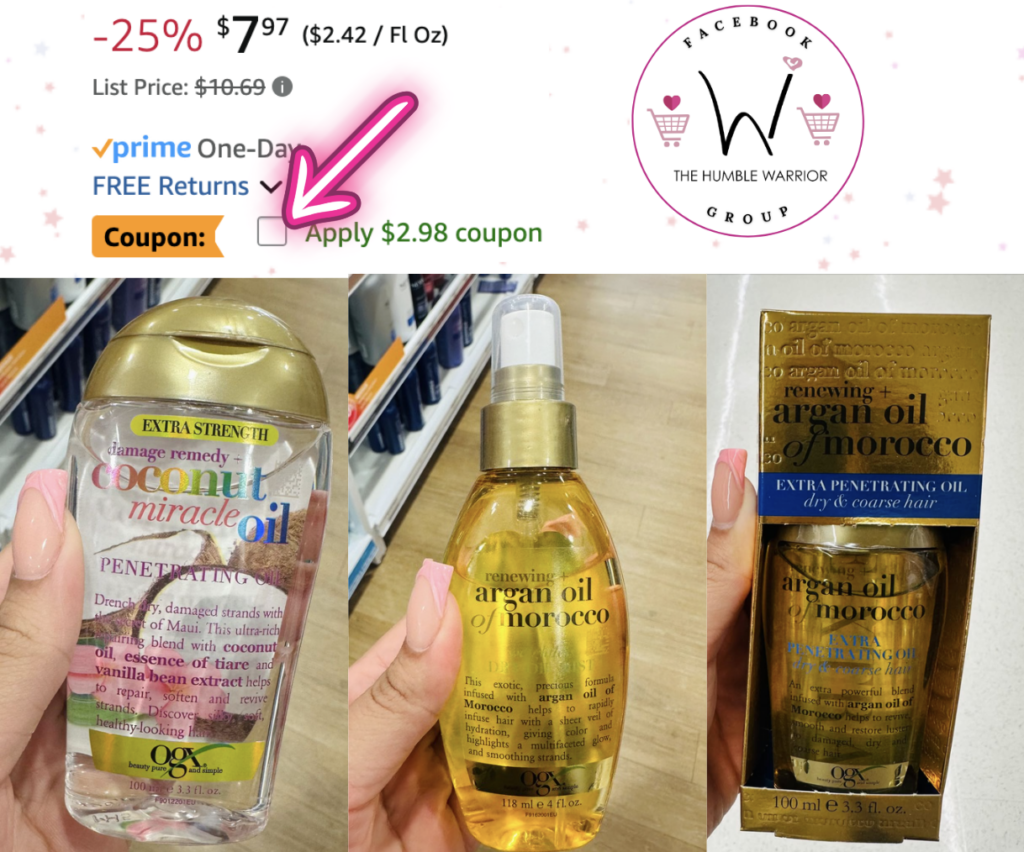 OGX hair oils!